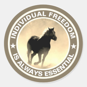 Individual Freedom (horse) Sticker