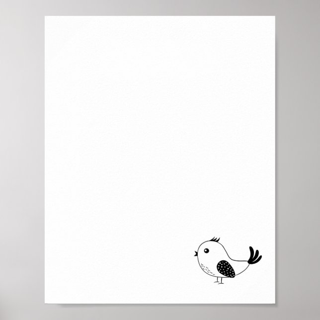 Individual Little bird Poster (Front)