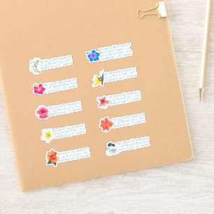 Individual Mailing Address Tropical Wedding