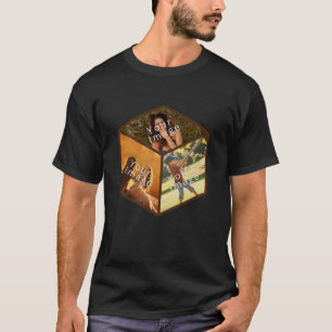 Individueller 3D-Bilderwürfel, Foto-Kollage in 3D T-Shirt