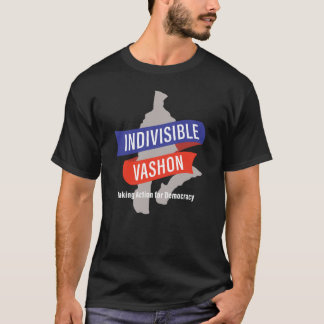Indivisible Vashon logo tshirt - for dark tshirts