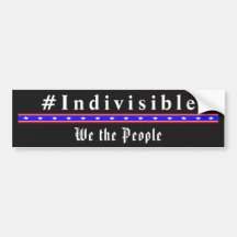 INDIVISIBLE - We The People Bumper Sticker