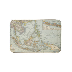 Indo china and Malaysian Archipelago Bath Mat