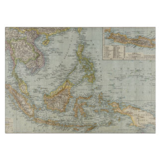 Indo china and Malaysian Archipelago Cutting Board