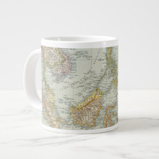 Indo china and Malaysian Archipelago Large Coffee Mug