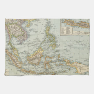 Indo china and Malaysian Archipelago Tea Towel