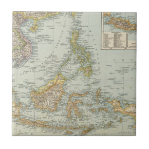 Indo china and Malaysian Archipelago Tile
