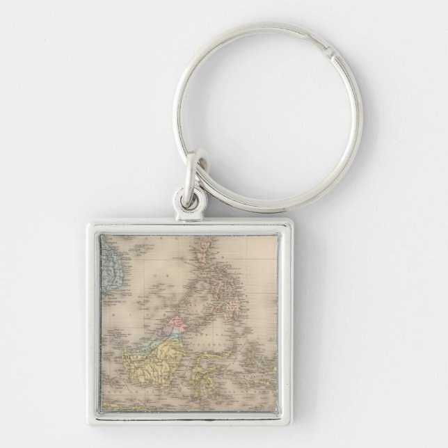 Indochina archipelago of Asia Key Ring (Front)