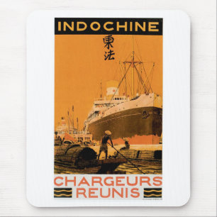 Indochine Chargeurs Reunis Mouse Pad