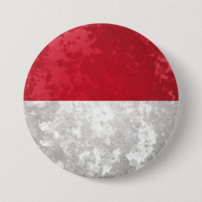 Indonesia 7.5 Cm Round Badge (Front)