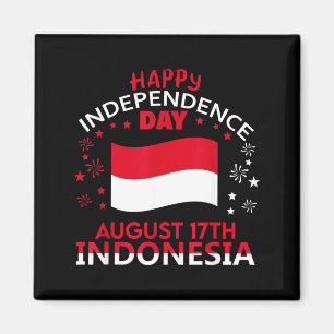 Indonesia 80th Independence Day Indonesian Pride Magnet