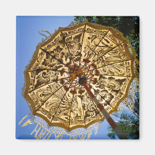 Indonesia, Bali   Temple Umbrella Magnet