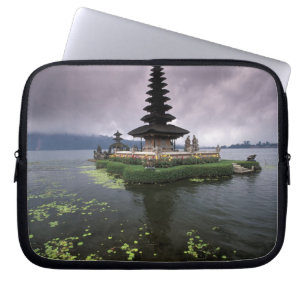 Indonesia, Bali, Ulun Danu Temple. Laptop Sleeve