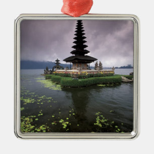 Indonesia, Bali, Ulun Danu Temple. Metal Ornament