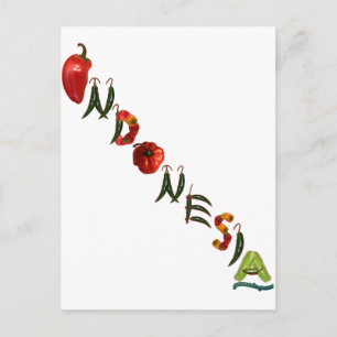 Indonesia Chilli Peppers Postcard