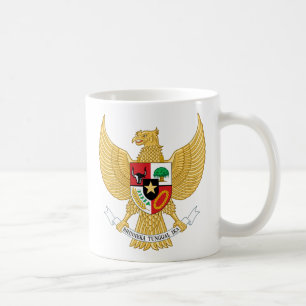 indonesia emblem coffee mug