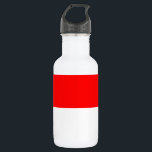 Indonesia Flag 532 Ml Water Bottle<br><div class="desc">Patriotic flag of Indonesia.</div>