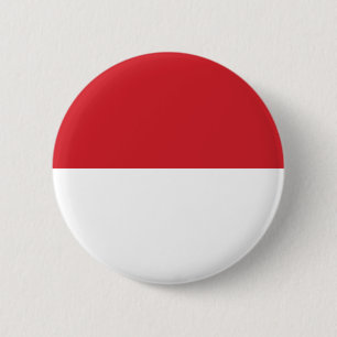 Indonesia flag 6 cm round badge
