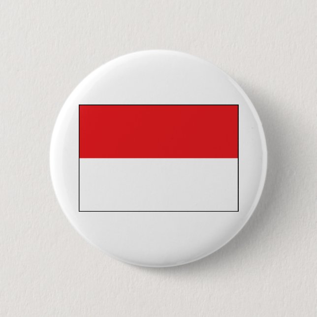 Indonesia Flag 6 Cm Round Badge (Front)