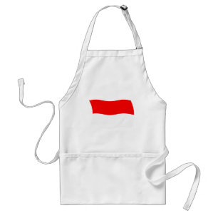 Indonesia Flag Apron