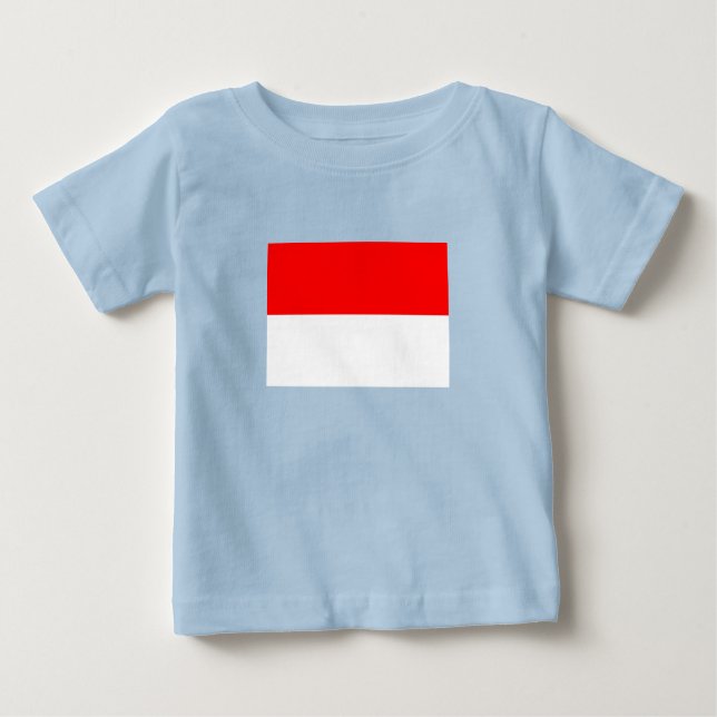 Indonesia Flag Baby T-Shirt (Front)