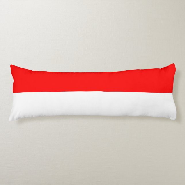 Indonesia Flag Body Cushion (Front)