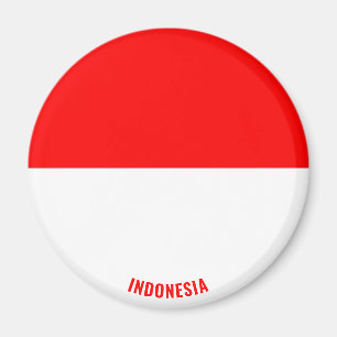 Indonesia Flag Charming Patriotic Magnet