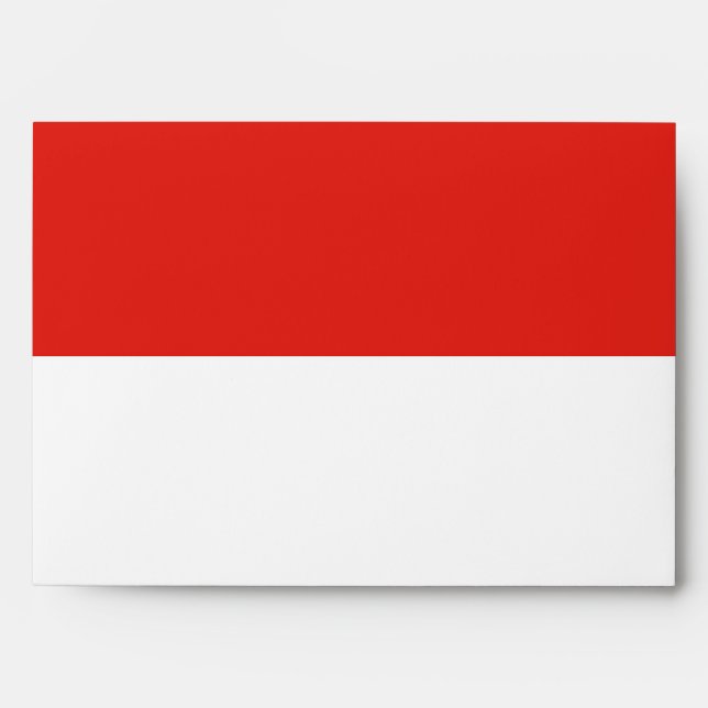 Indonesia flag envelope (Front)