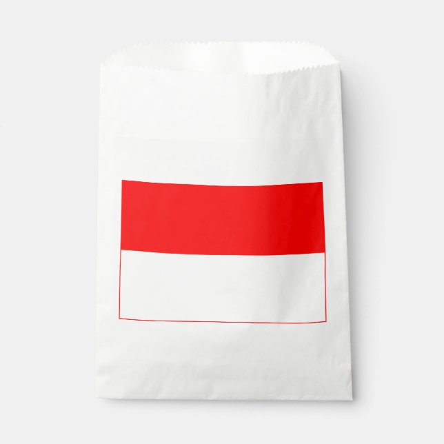 Indonesia Flag Favour Bag (Front)