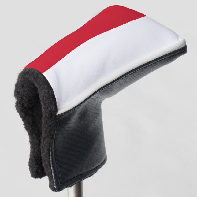Indonesia Flag Golf Head Cover (3/4 Front)