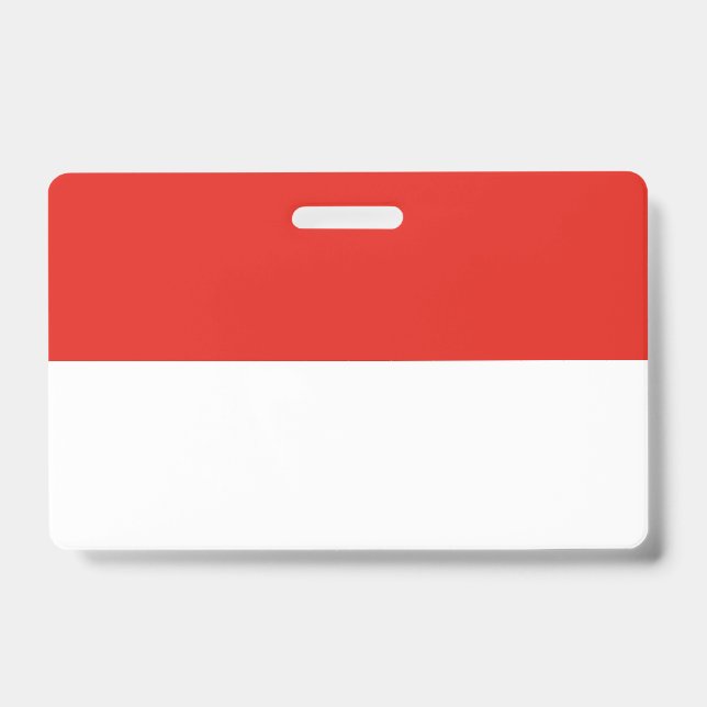 Indonesia flag ID badge (Front)