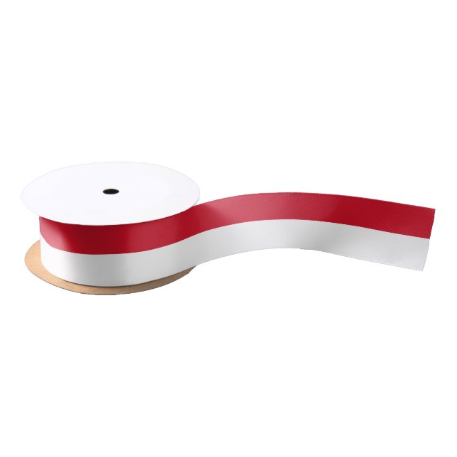 Indonesia Flag & Indonesia travel, holiday/sports Satin Ribbon (Spool)