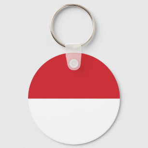 Indonesia flag key ring