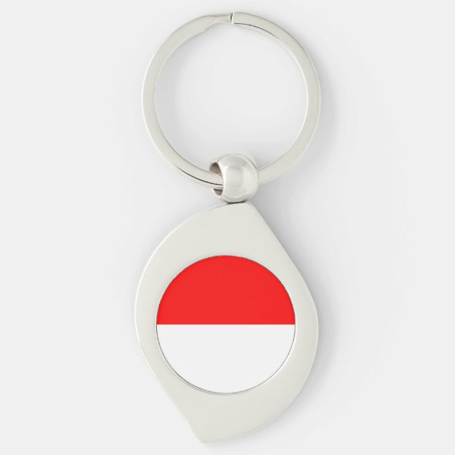 Indonesia Flag Key Ring (Front)