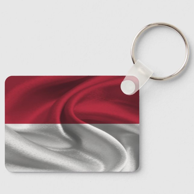 Indonesia Flag Keychain (Front)