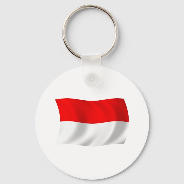 Indonesia Flag Keychain (Front)