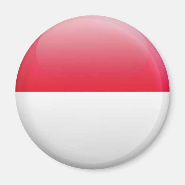 Indonesia Flag Magnet (Front)
