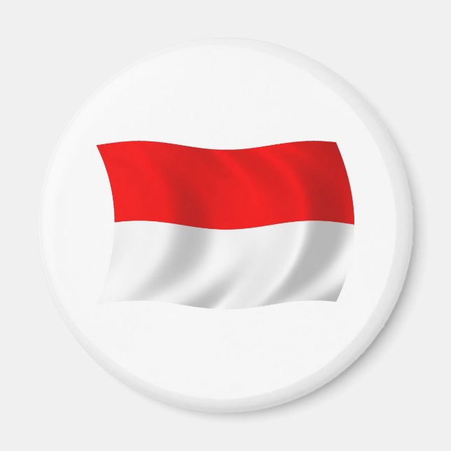 Indonesia Flag Magnet (Front)