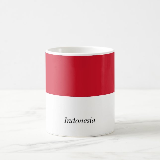 Indonesia flag mug (Center)