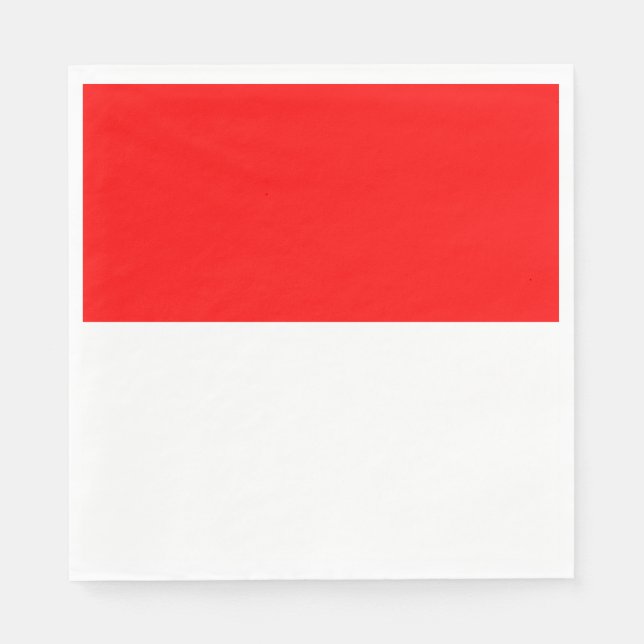 Indonesia Flag Napkin (Front)