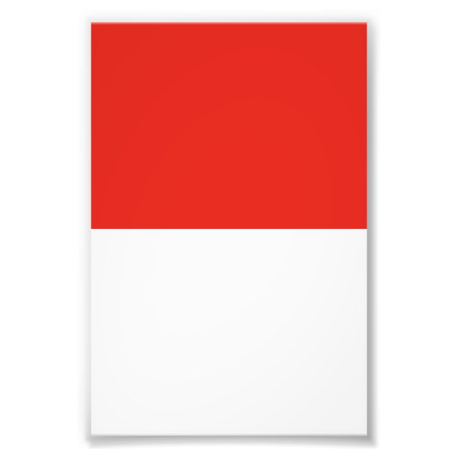 Indonesia flag photo print (Front)