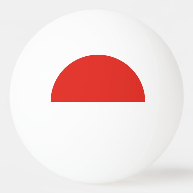 Indonesia flag ping pong ball (Front)
