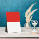 Indonesia flag plaque<br><div class="desc">An ideal gift for all those who are patriotic of their country!</div>