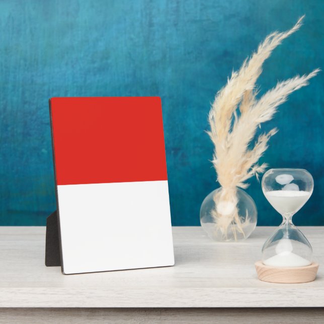 Indonesia flag plaque (Side)