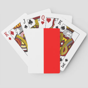 Indonesia Flag Playing Cards