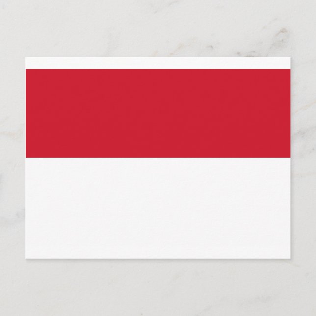 Indonesia Flag Postcard (Front)