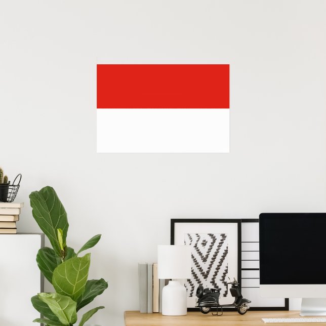 Indonesia flag poster (Home Office)