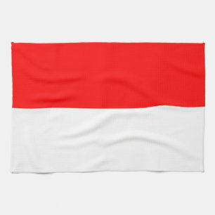 Indonesia Flag Tea Towel