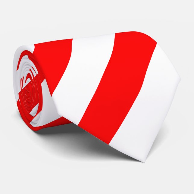 Indonesia Flag Tie (Rolled)