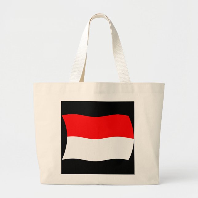Indonesia Flag Tote Bag (Front)